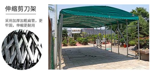 河北滄州推拉式伸縮遮雨棚 倉(cāng)儲(chǔ)與遮陽的紡織品解決方案